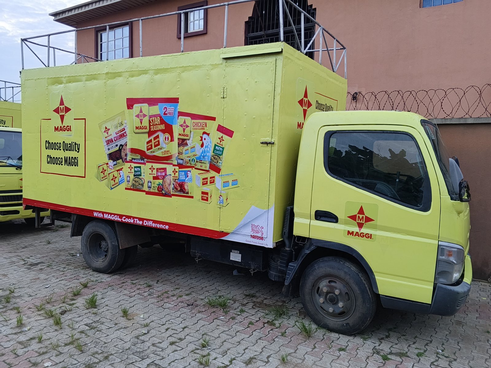 Branded MAGGI campaign truck